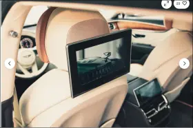Bentley 36a919607e Genuine Ice Rear Seat Entertainment 1x Tablets Apps Wifi
