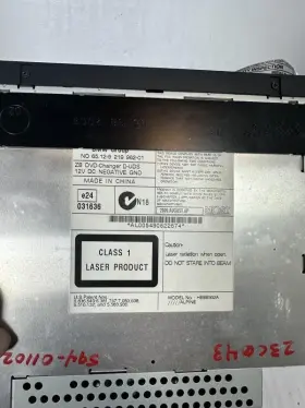 65129272353 Bmw 08 09 10 750i X5 X6 Z4 6-disc Cd And Dvd Entertainment Center 6512921996201