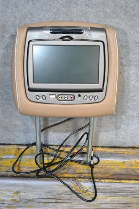 Denali 620007 Oem Headrest Dvd Player 7in Tft Lcd Rear Seat Monitor Beige Car