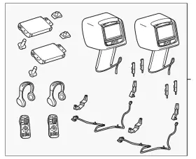 Ford Accessories Vgj5z-10e947-a Genuine Dvd Rear Seat Entertainment