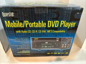 Qwestar Mvp350 Mobile Portable Dvd Player With Audio Cd Cd-r And Mp3 Compatibility