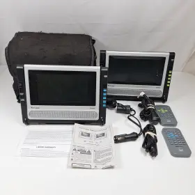 Pvs6271 Venturer Portable In Car Widescreen Dvd Player Dual Screen
