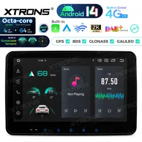 Xtrons Tx123gs-0 Wireless Carplay Android 14 Car Dvd Player 10.1 Inch Double Din 4g Lte 4gb 64gb Gps