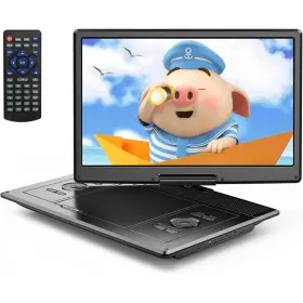 Yoton 768558643444 16.5 Inch Portable Dvd Player With 14.5 Hd Swivel Screen Car Gift