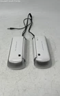 Philips Model SBA220 White Portable Music Speaker System Not Tested Used. Price: $24.99.