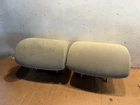 2007-2011 Toyota Camry Rear Left & Right Side End Seats Headrest Beige Cloth Oem Used. Price: $50.00.