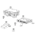 Genuine Mopar Blu-ray Dvd Player 68446930AC New. Price: $529.00.