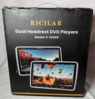 Ricilar 1080P Dual Headrest Dvd Players Model: R-3020D (D4) New. Price: $99.99.