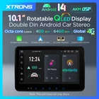 Xtrons 2-DIN 10.1" Android 14 Car Gps Stereo 8-CORE 4+64GB Radio BT5.0 Wifi New. Price: $220.99.