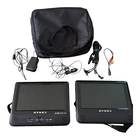Dynex 9" Dual Screen Portable Players DX-D9PDVD For Car Tested W All Cords Used. Price: $36.99.