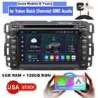 6+128G For Buick Chevrolet Gmc Acadia Stereo Carplay Dvd Player ANDROID14 Gps Bt New. Price: $149.99.