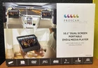 Proscan PEDVD1082 Elite, 10.1" Dual Screen Portable Media Player, Black New. Price: $62.99.