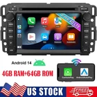 4+64G For Gmc Yukon Buick Chevy Tahoe Stereo Carplay Dvd Player ANDROID14 Gps Bt New. Price: $154.39.
