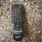 Genuine Apex RM-1200 Dvd Remote Control RTRM1200 AD1200RM Used. Price: $19.90.