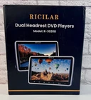 Ricilar 1080P Dual Headrest Dvd Players Model: R-3020D *brand New*. Price: $79.95.
