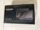 Arafuna HD1022B Portable Dvd Player Dual 10.5 Screen Battery Powered Mount Open. Price: $65.00.