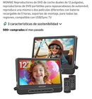 Wonnie 12IN Headrest Dvd Player With Usb Input & Built-in Speaker New. Price: $120.00.